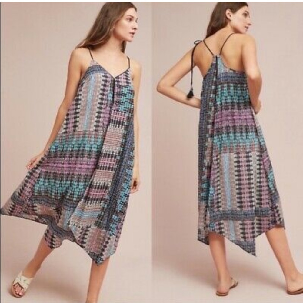 Riviera Midi Trapeze Dress from Anthropologie